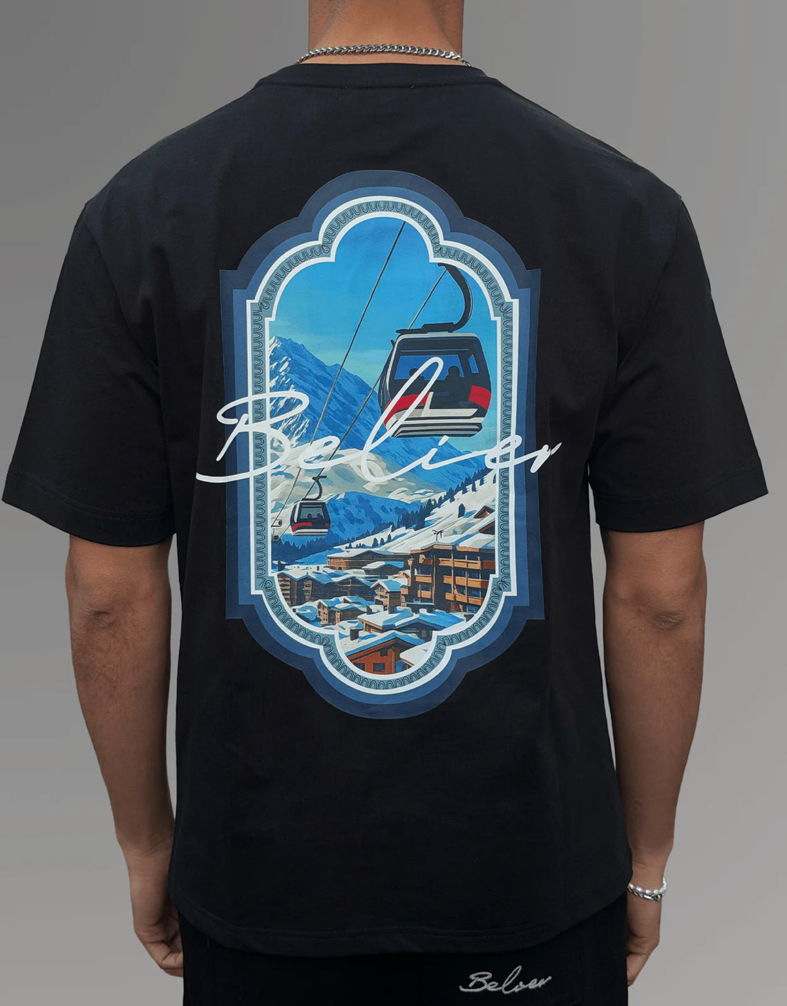 Belier Black Alpine View T Shirt