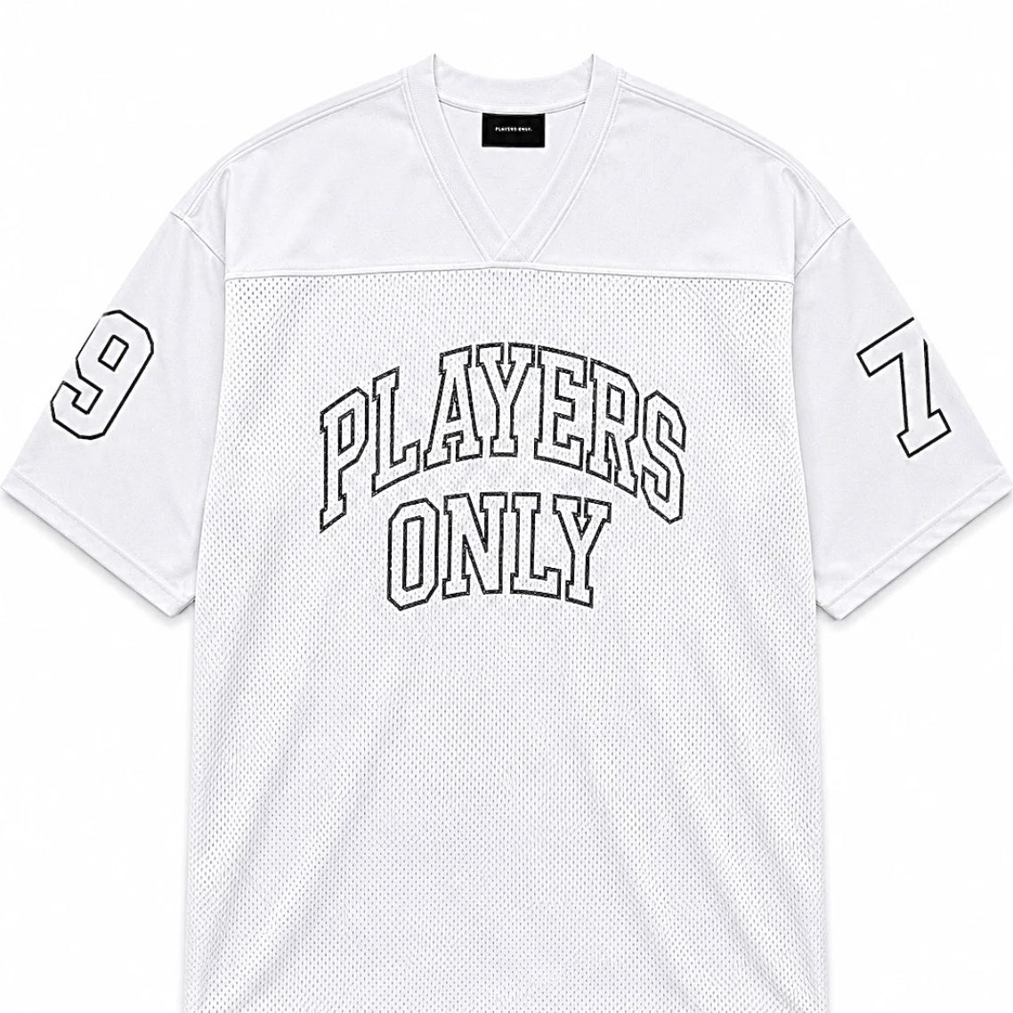 PLAYERS ONLY White Mesh Jersey