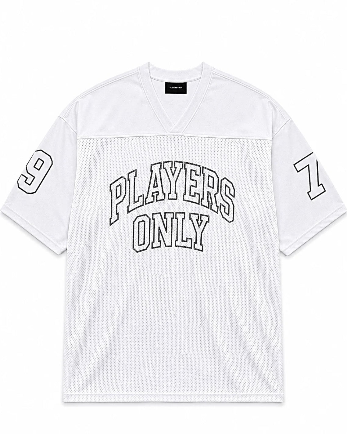 PLAYERS ONLY White Mesh Jersey