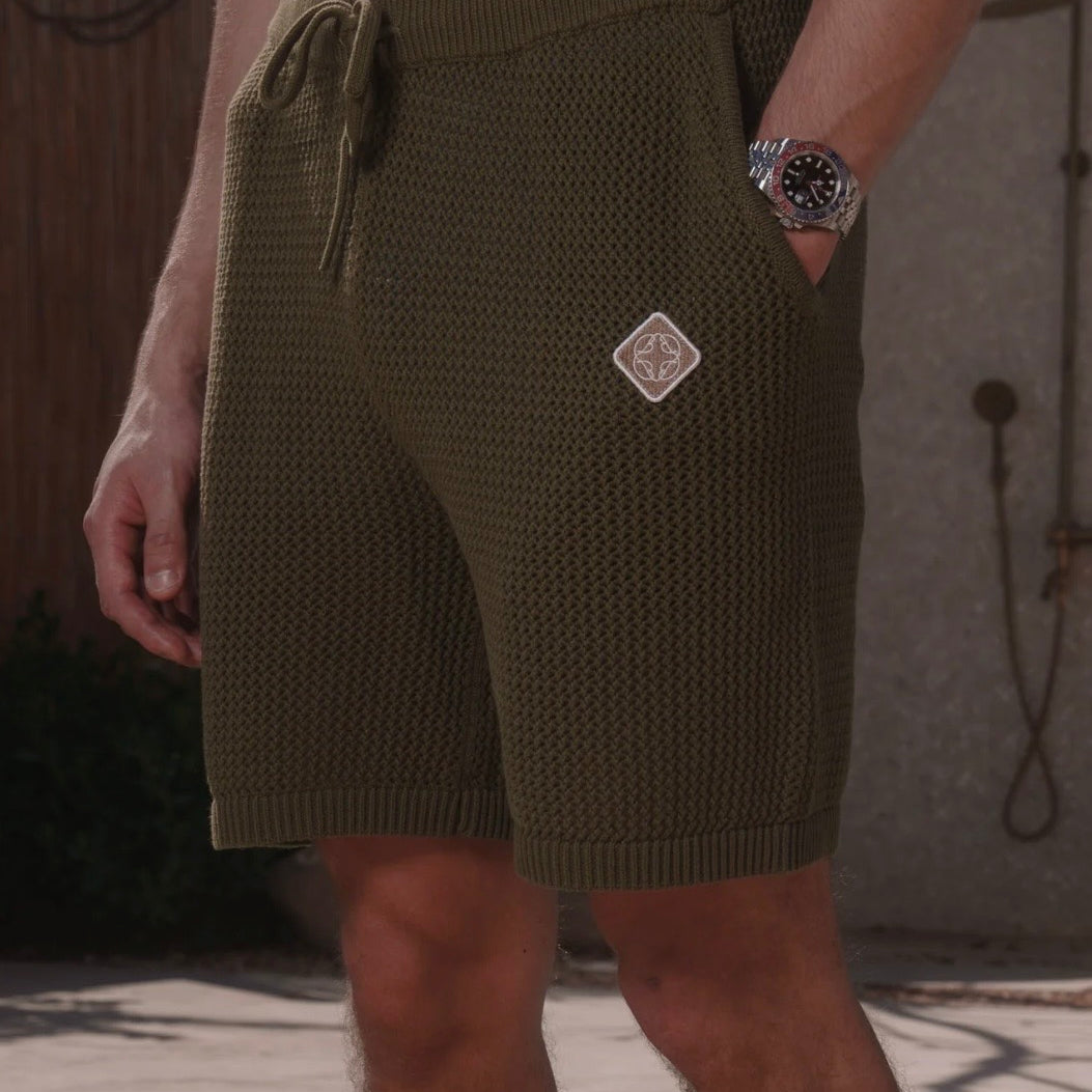 BELIER LEON CROCHET SHORT OLIVE