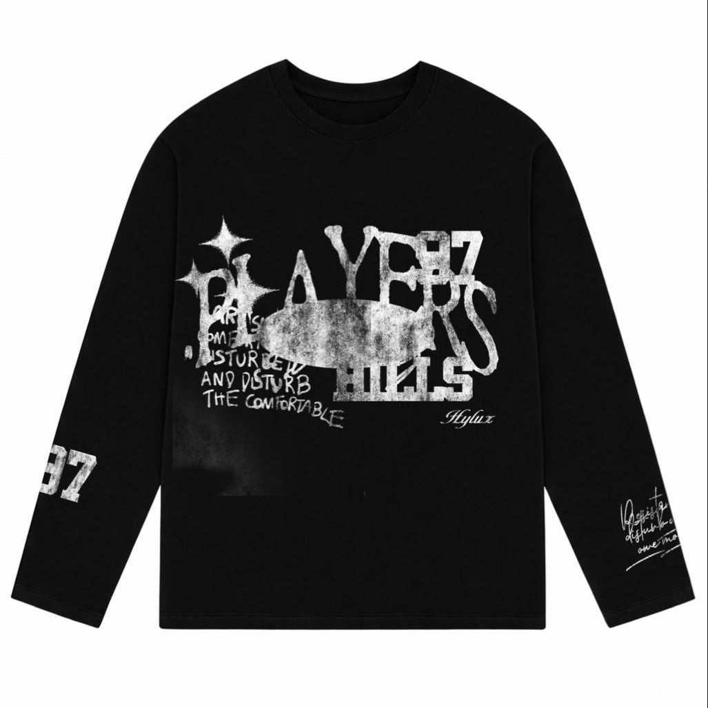 PLAYERS ONLY X HYLUX HILLS BLACK LONG SLEEVE