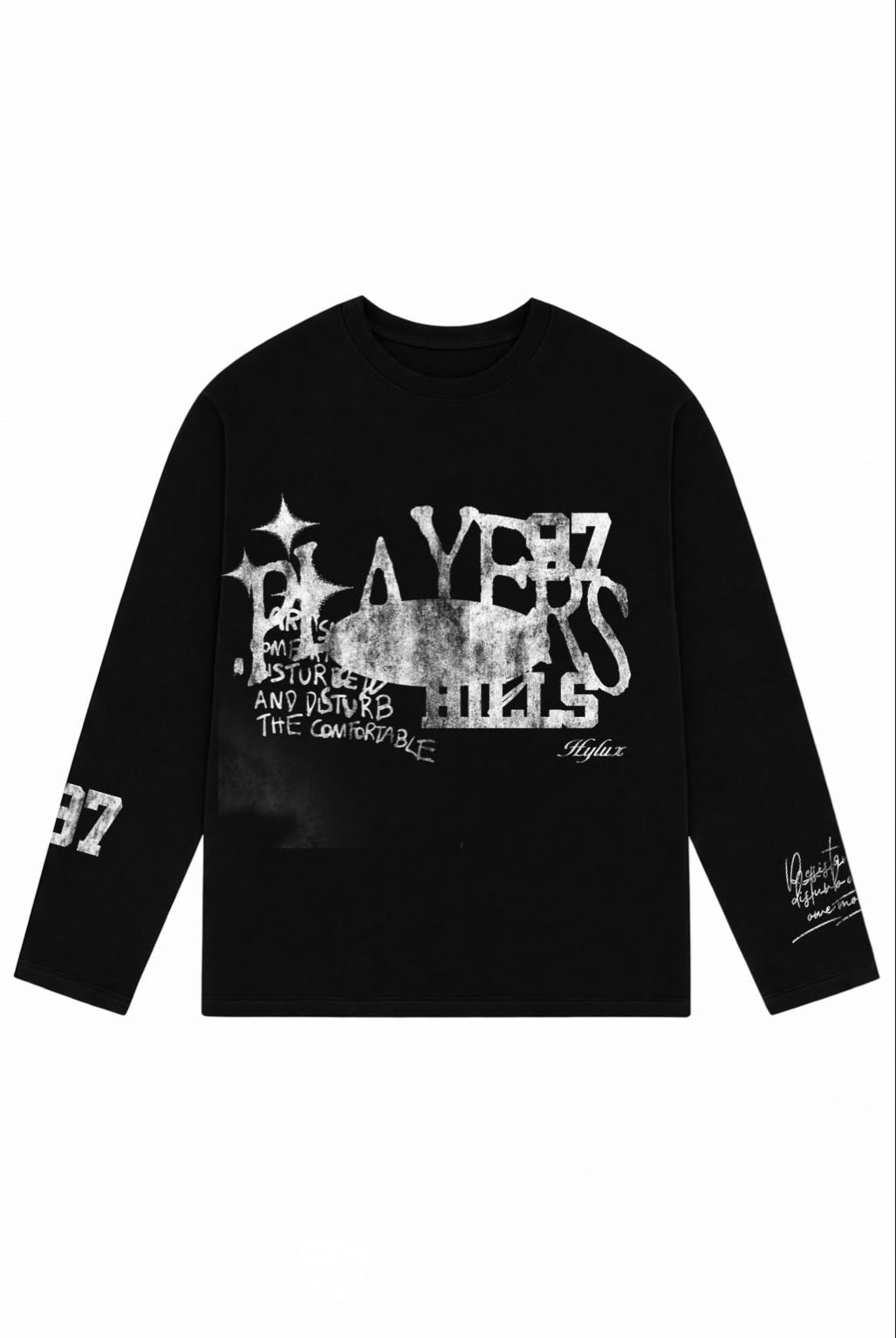 PLAYERS ONLY X HYLUX HILLS BLACK LONG SLEEVE
