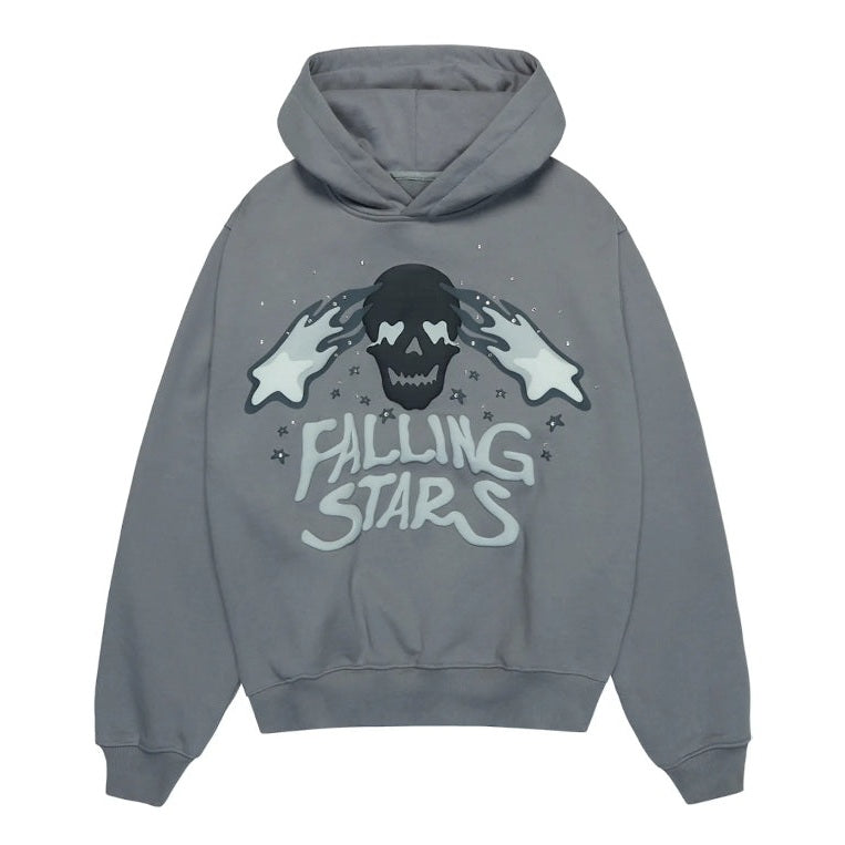 Broken Planet Falling Stars Hoodie ‘Dark Gray’