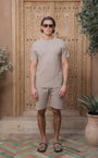 Belier Alfonso Stone Knit T Shirt
