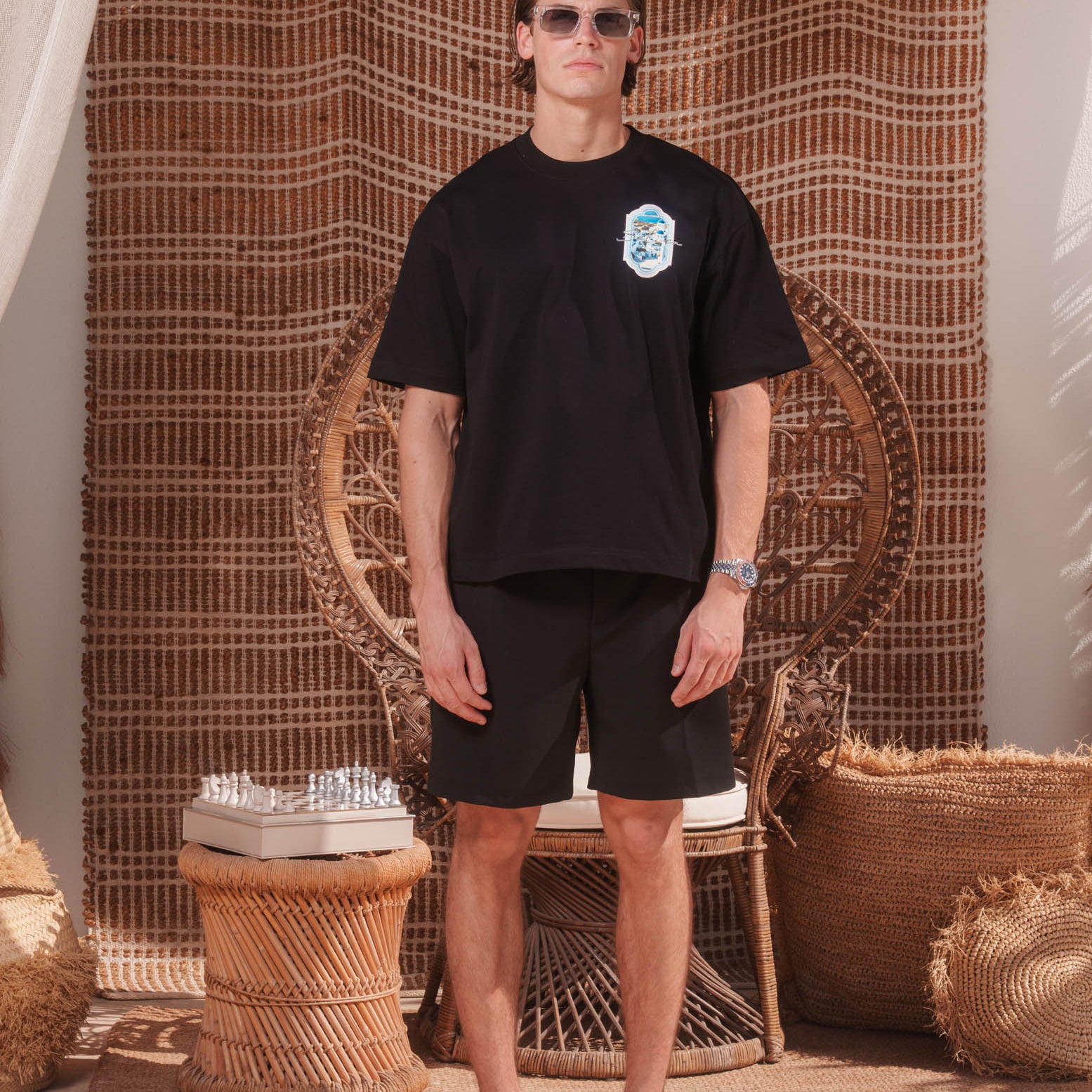 Belier Santorini Black T Shirt