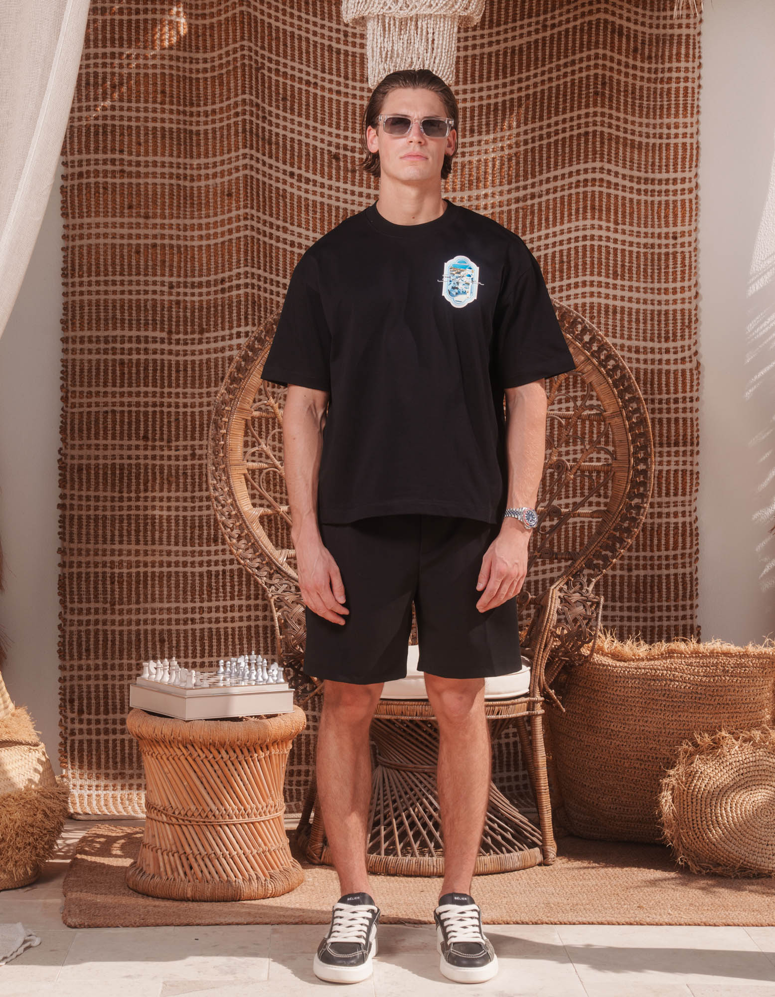 Belier Santorini Black T Shirt