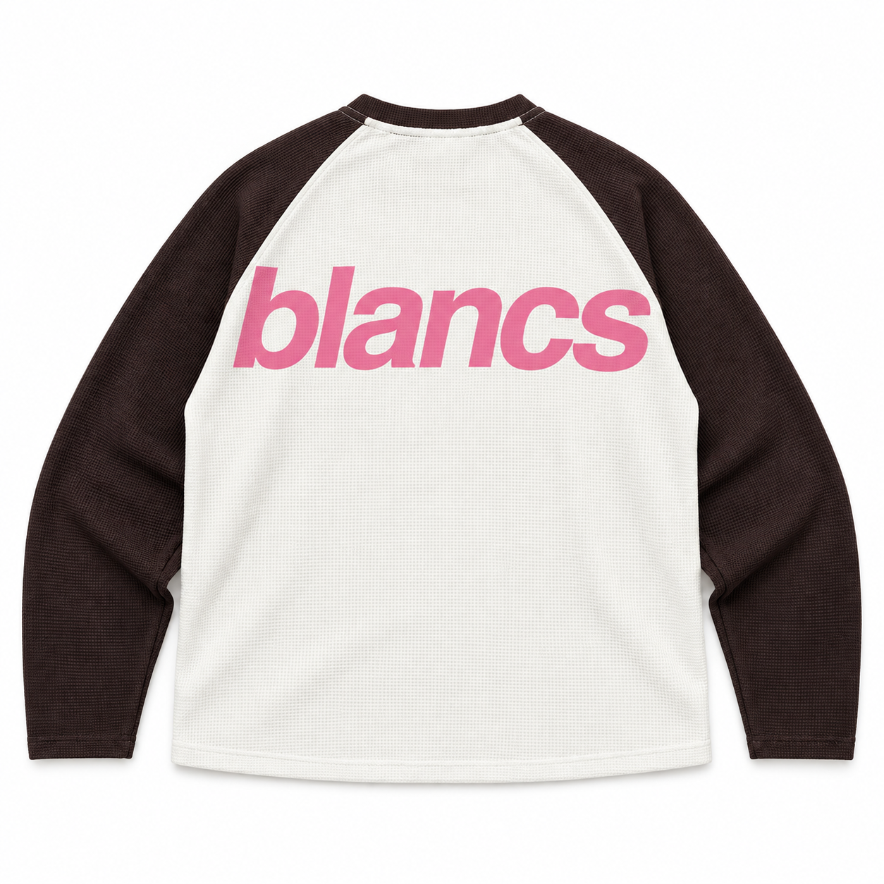 Blancs Raglan Waffle Knit - Brown