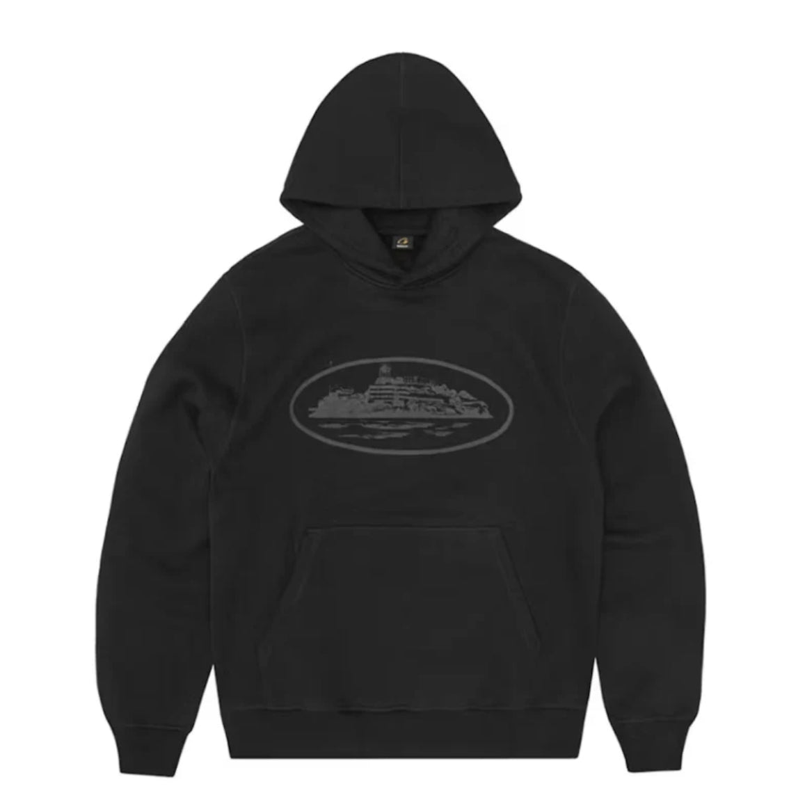 Corteiz Alcatraz Hoodie Black/Black