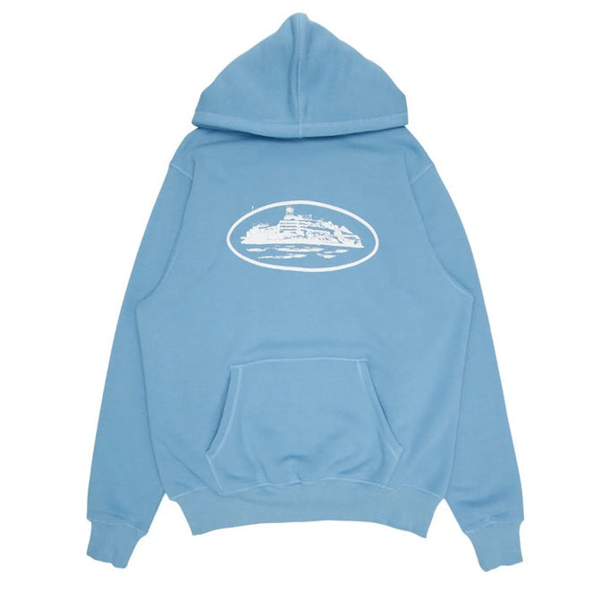 Corteiz Alcatraz Hoodie ‘Baby Blue’