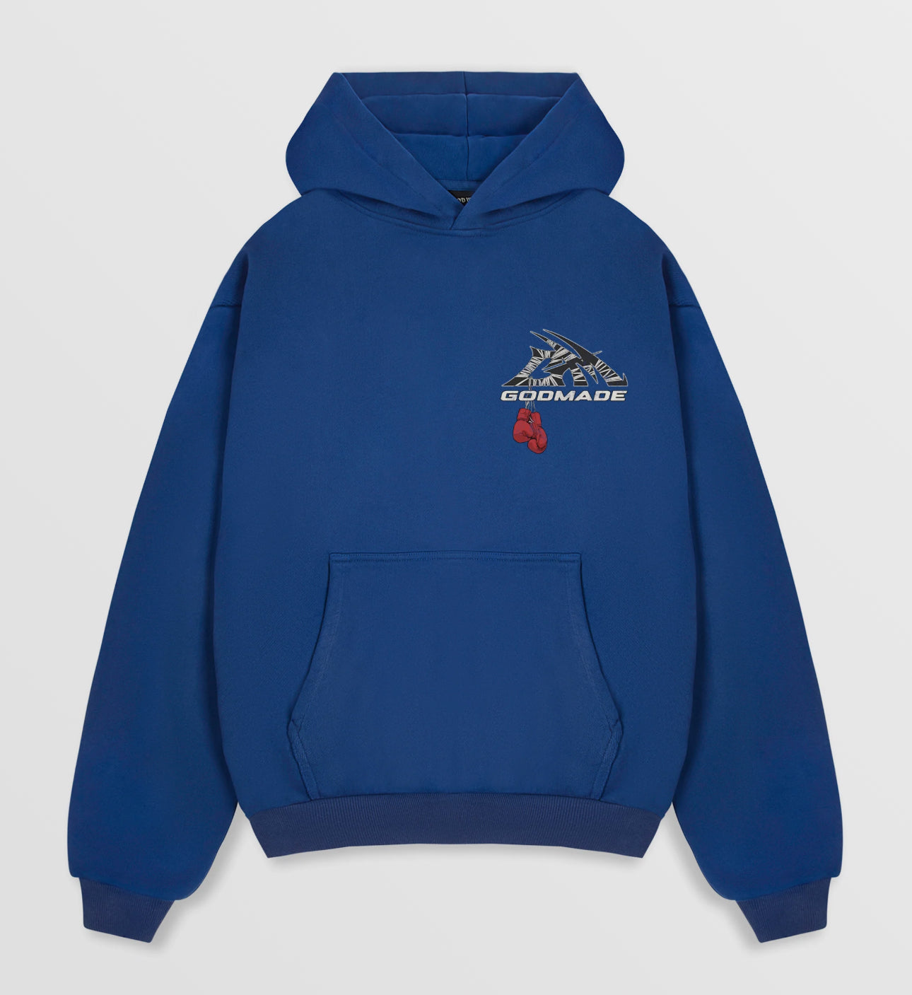 Godmade Wrapped Logo Hoodie Washed Blue