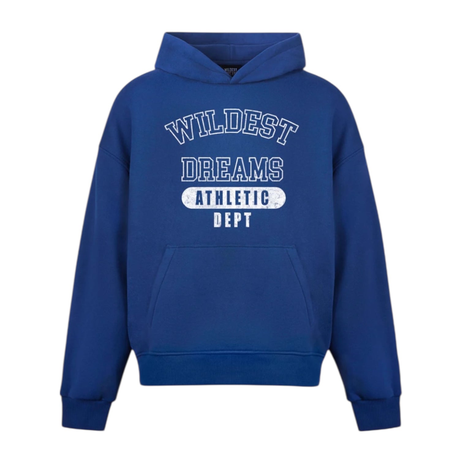 WILDEST DREAM NAVY ATHLETIC DEPT HOODIE