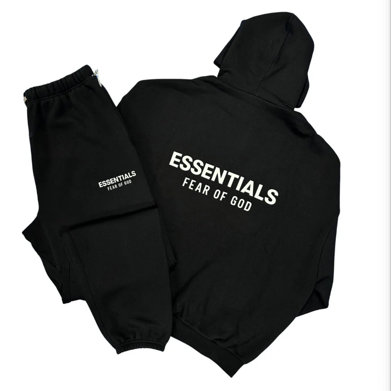 Fear of God Essentials Tracksuit (FW24) ‘Black’, alternate view 2