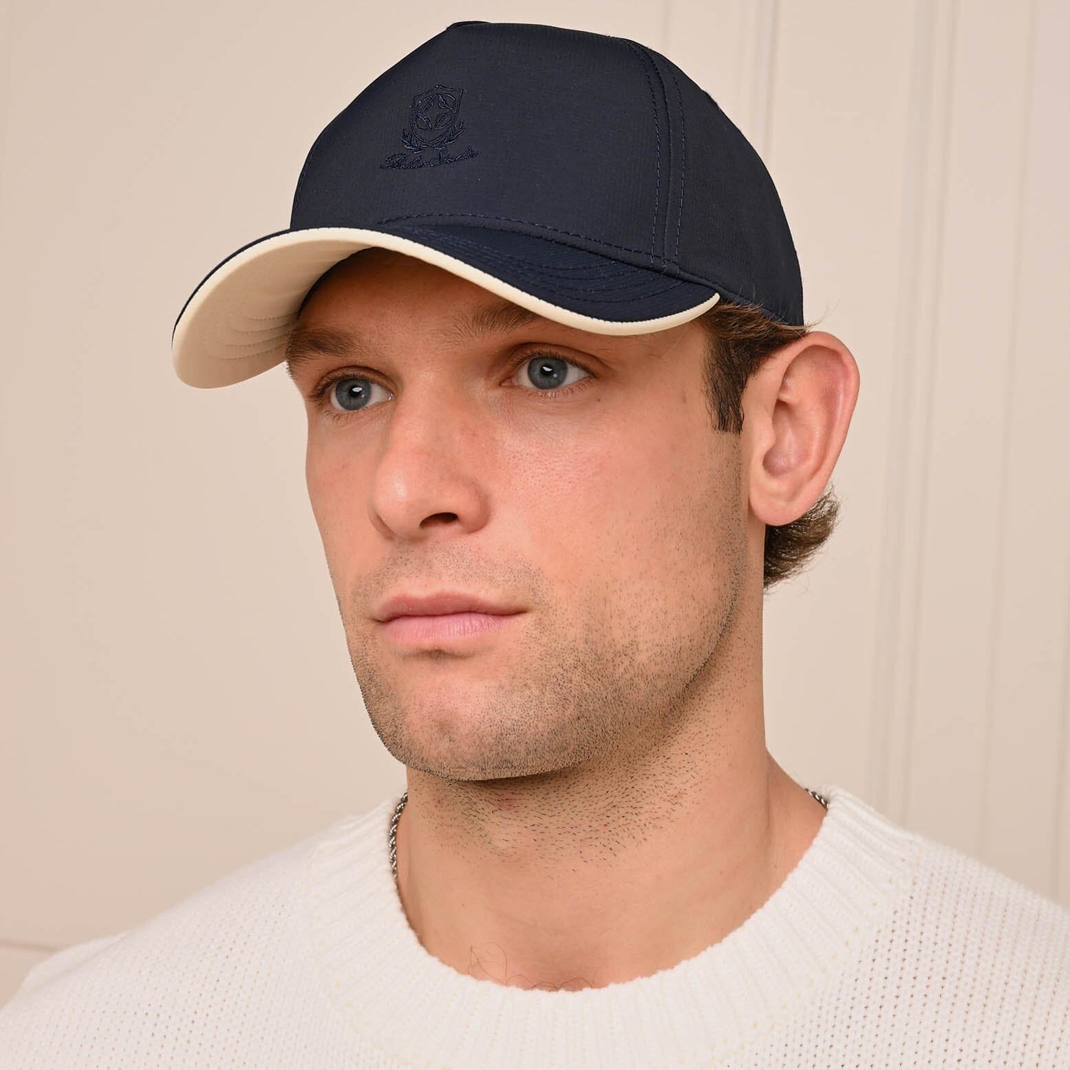 Belier Crest Logo Cap Navy