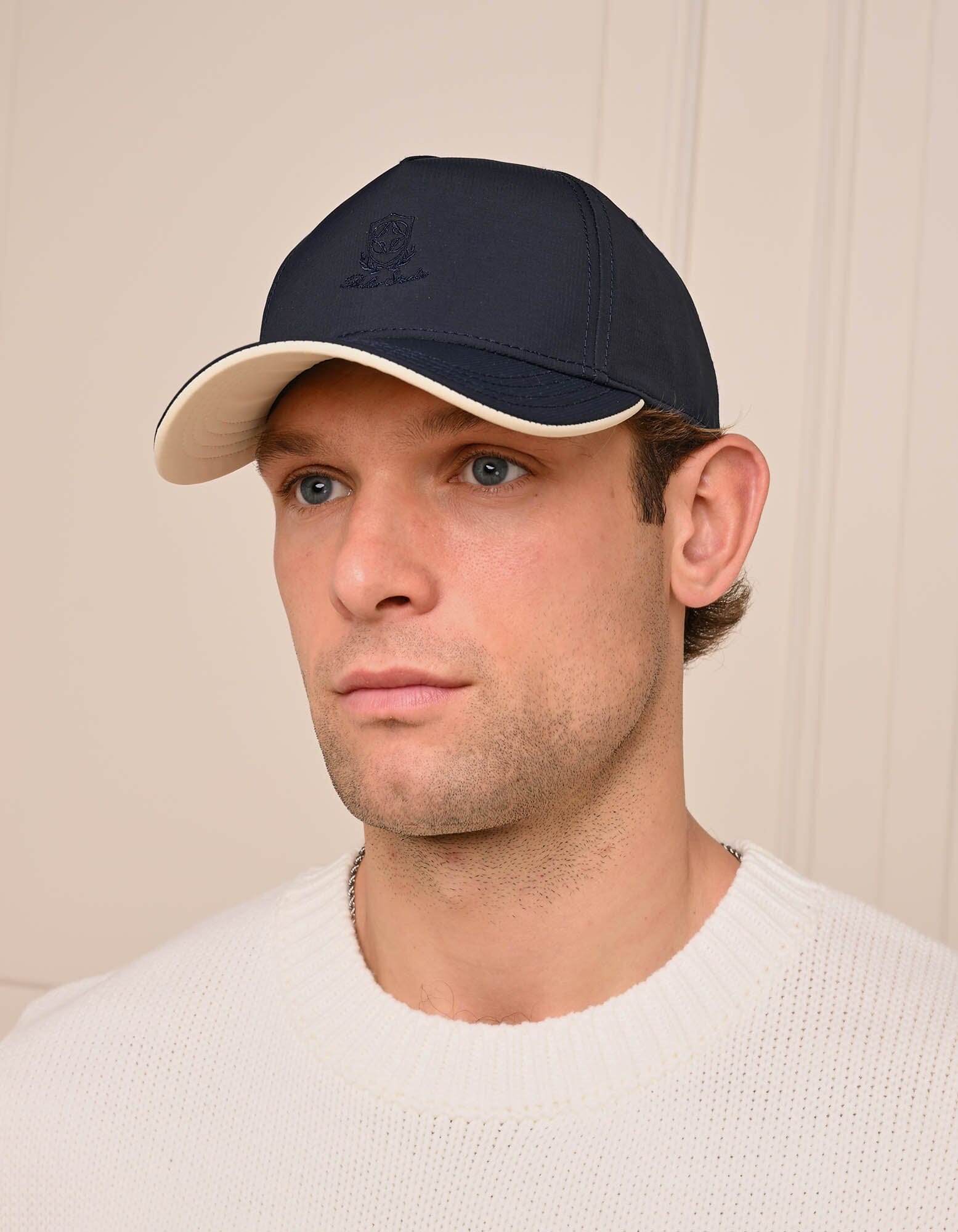 Belier Crest Logo Cap Navy