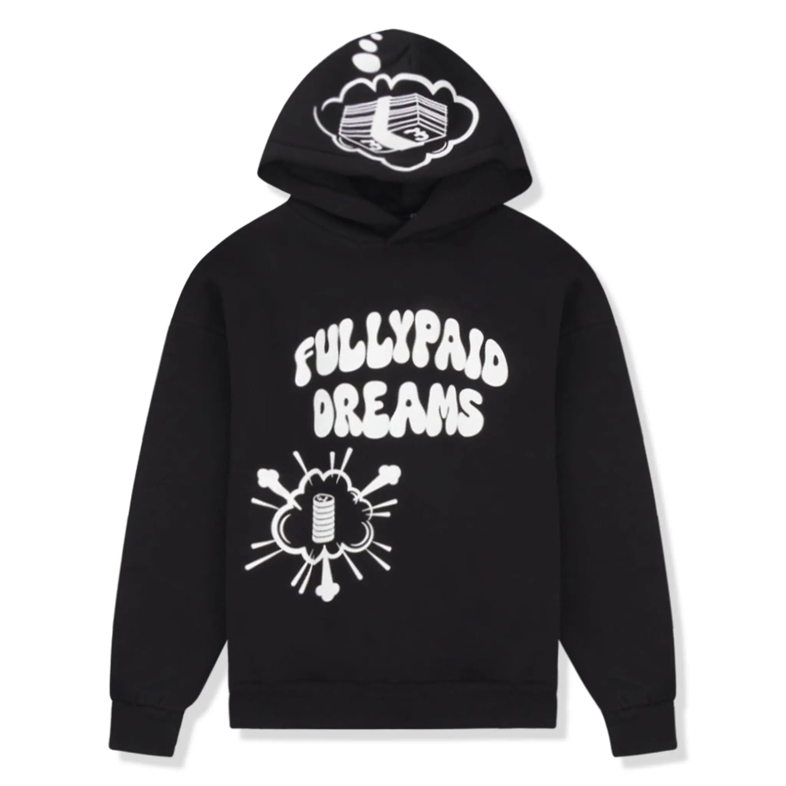 Fully Paid Dreams Hoodie Black/White