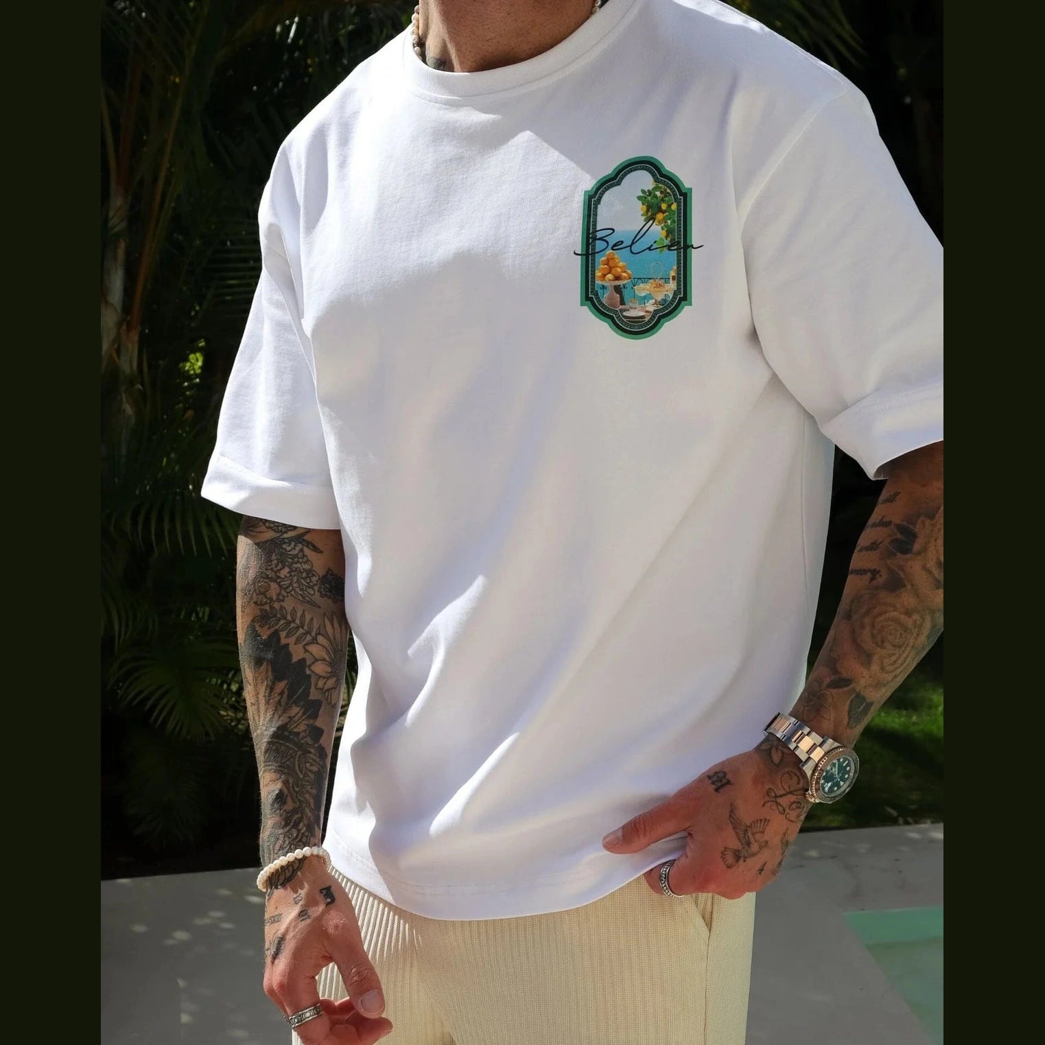 Capri View Belier T Shirt White