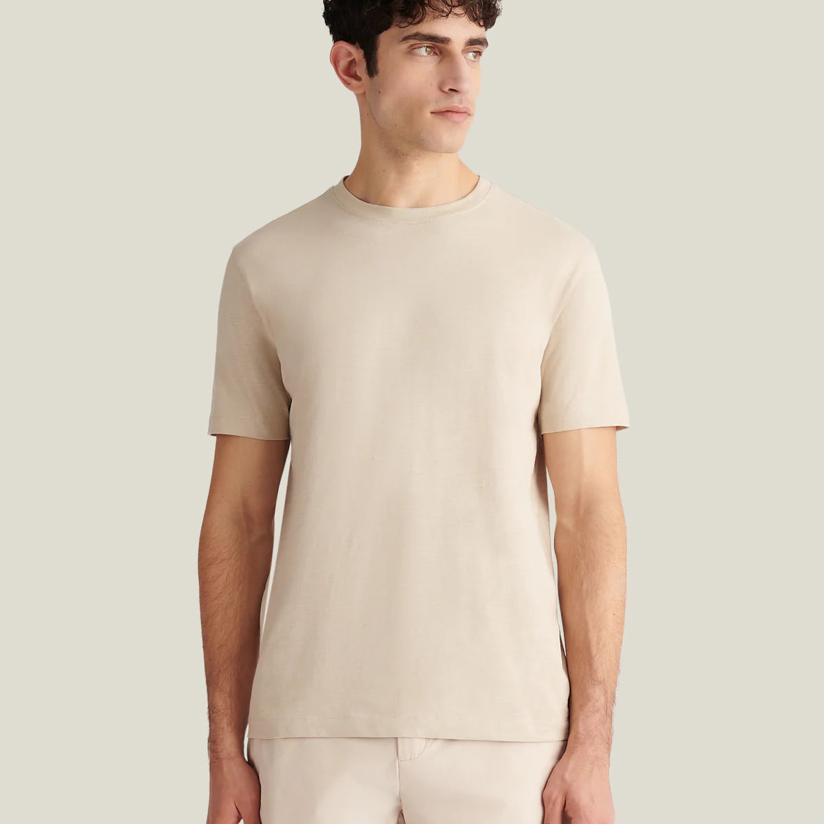 PECKHAM RYE Anita Slub T-Shirt in Peyote