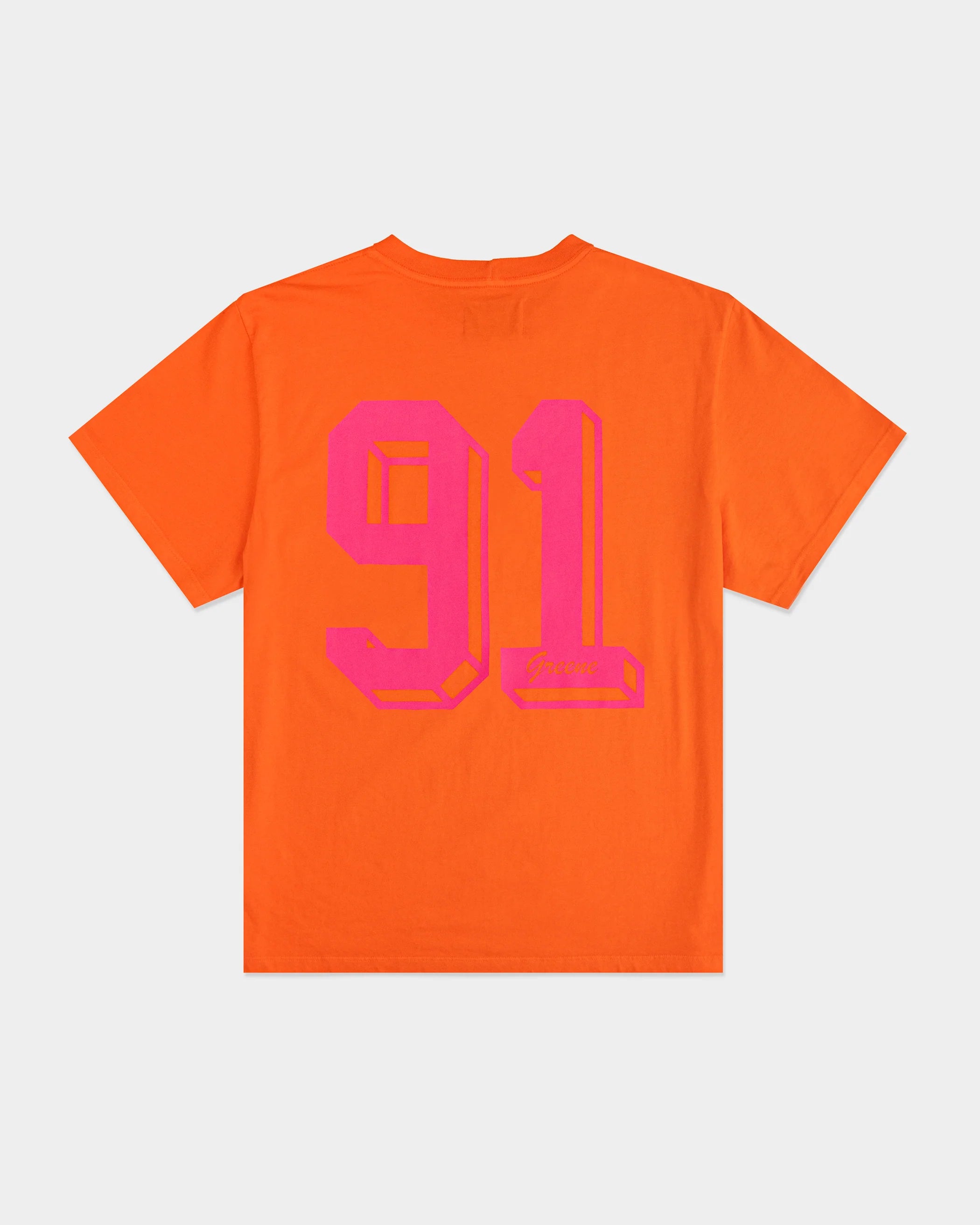 Eric Emanuel Orange Basic Tee, alternate view 2