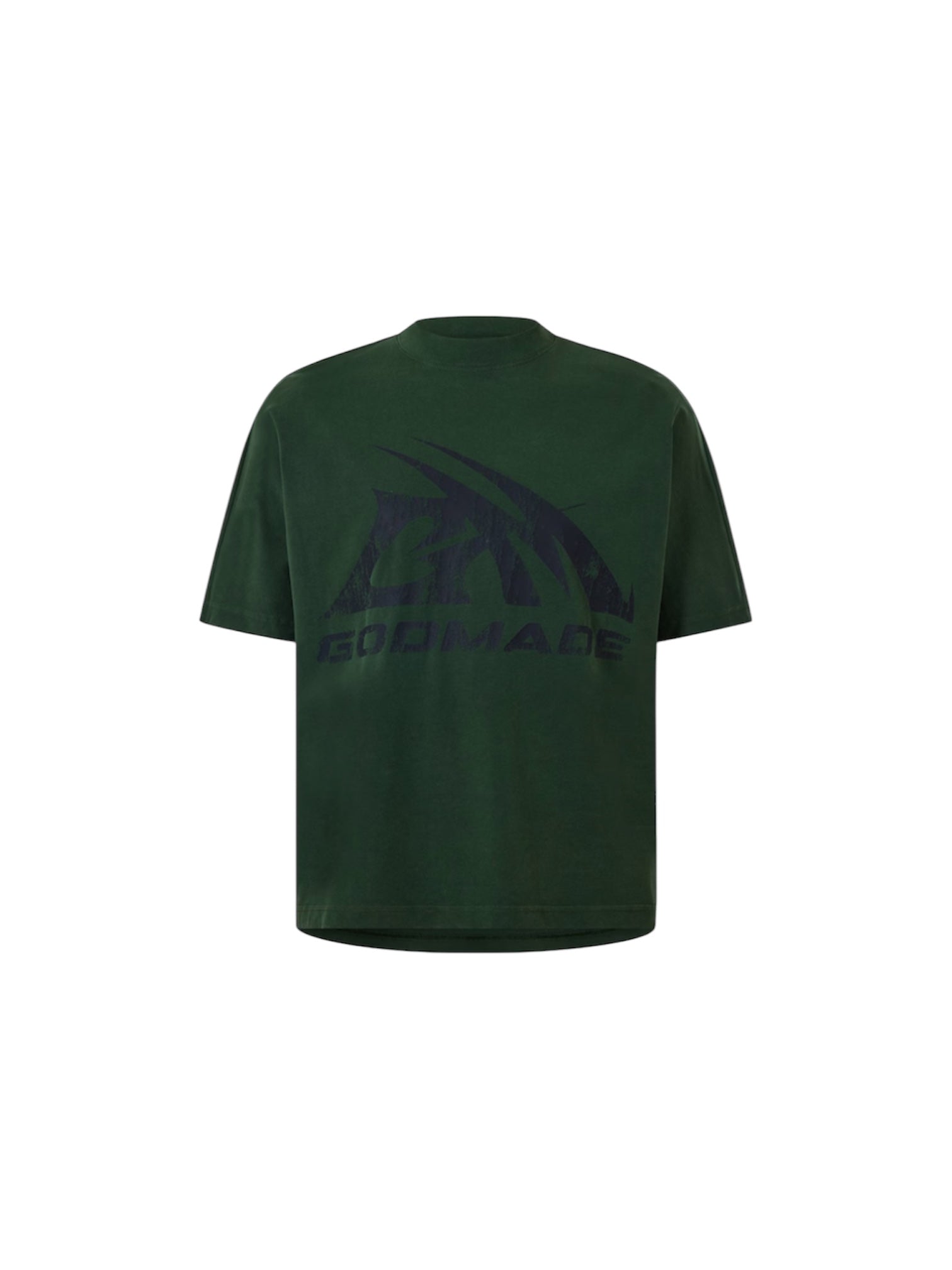 Godmade Logo Washed Green Tee