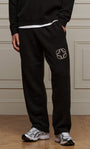 Belier Black Mohair Knit Sweatpants