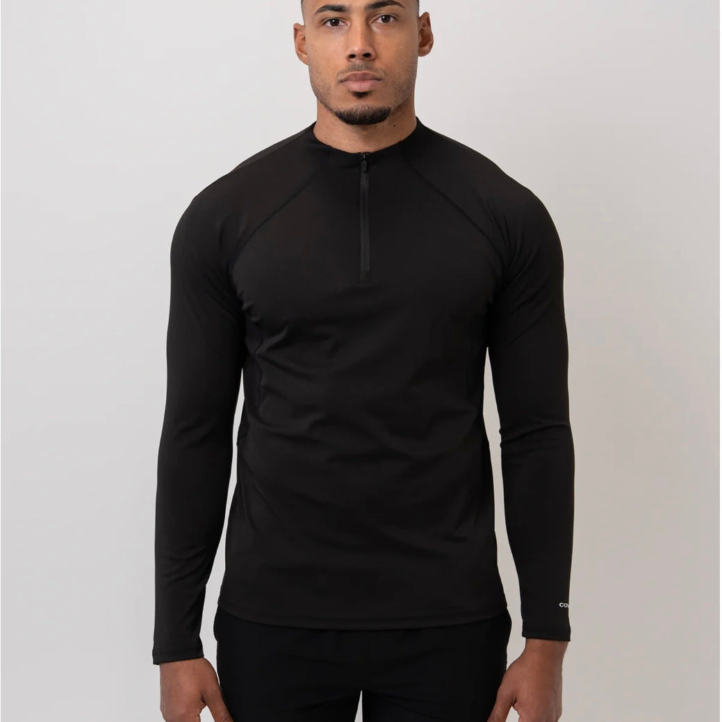 COVA DAILY BLACK 1/4 ZIP