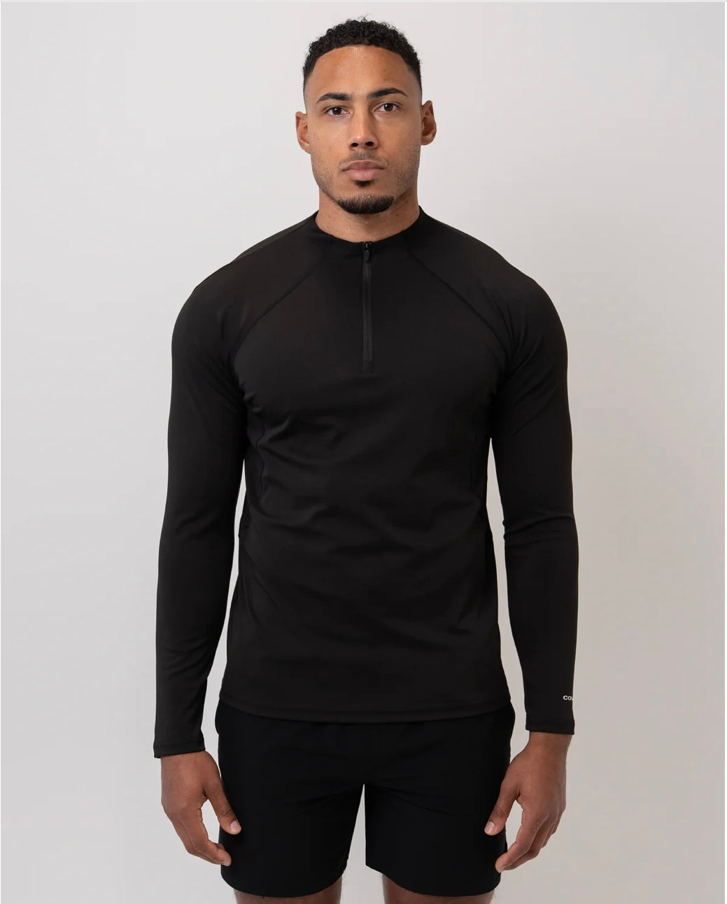 COVA DAILY BLACK 1/4 ZIP