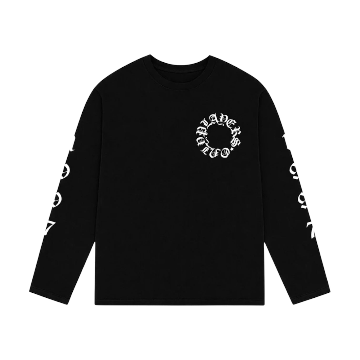 PLAYERS ONLY EMBROIDERED BLACK LONG SLEEVE