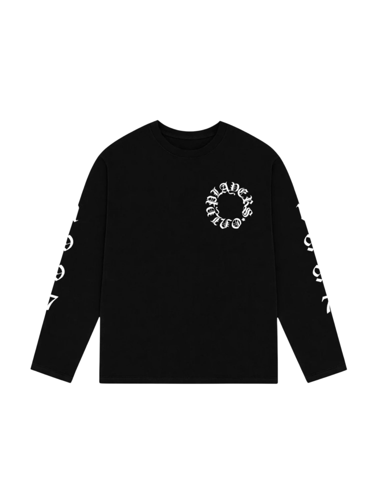 PLAYERS ONLY EMBROIDERED BLACK LONG SLEEVE