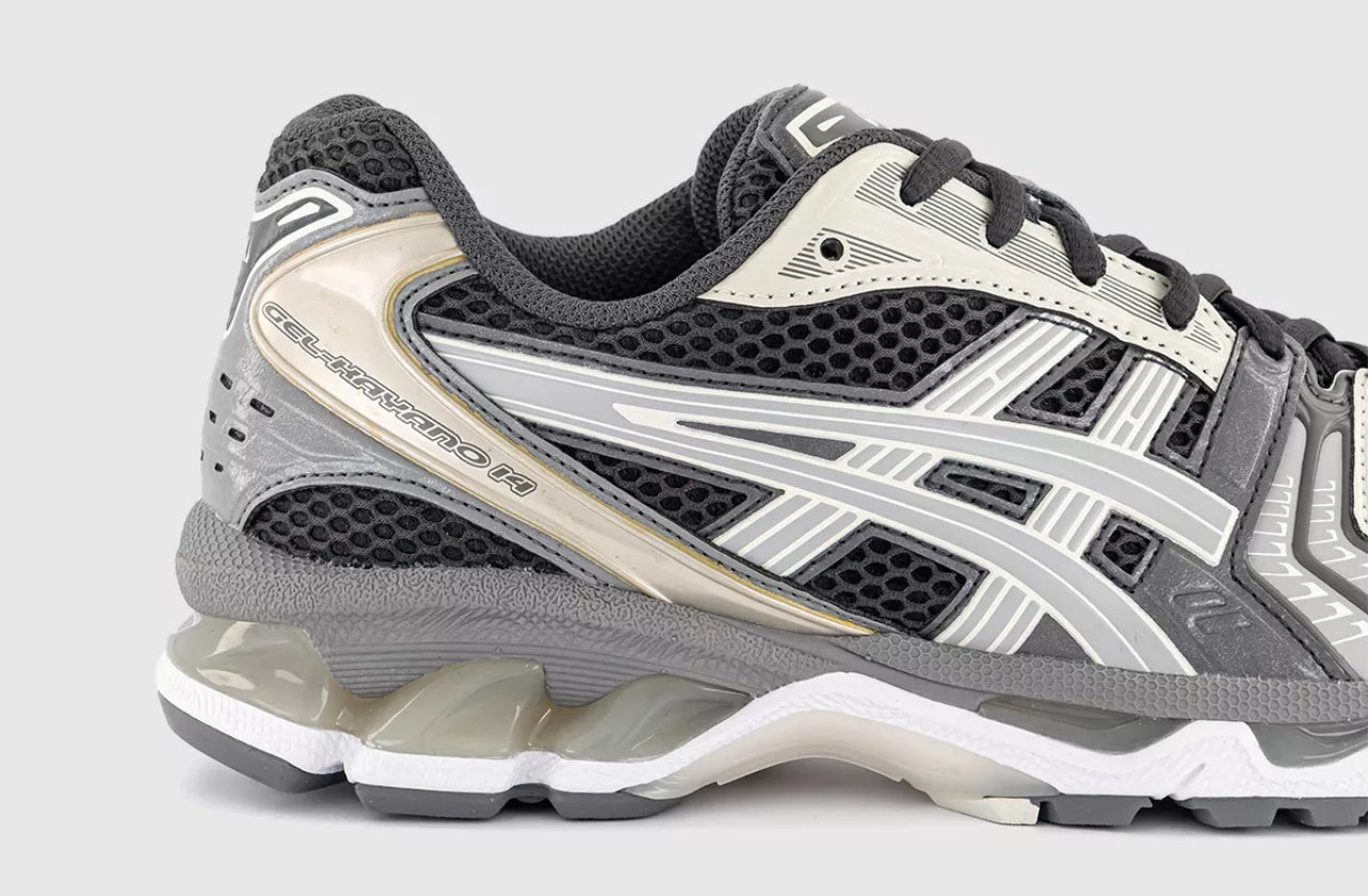 ASICS Gel Kayano 14 Obsidian Grey Cement Grey, alternate view 2