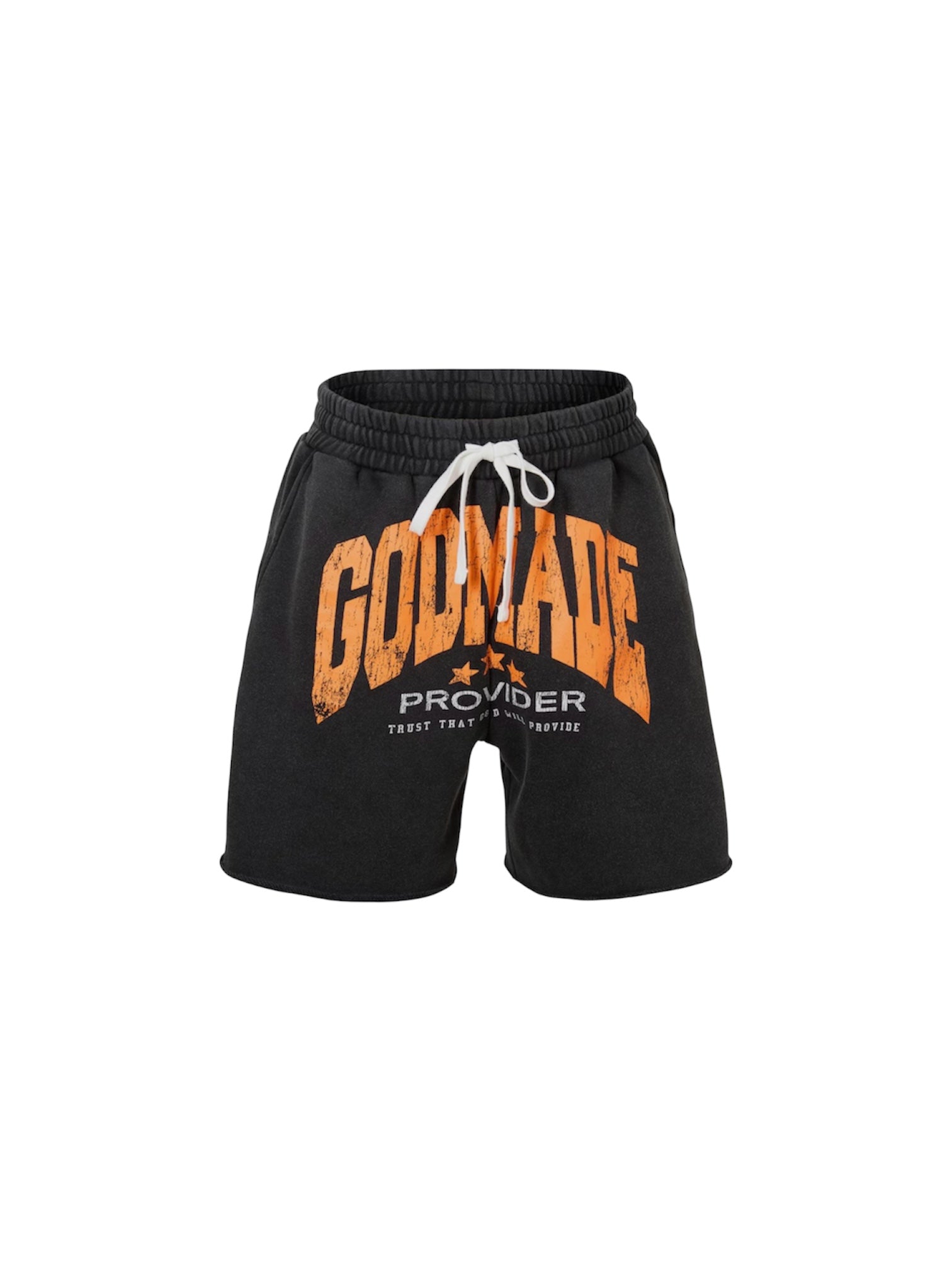 Godmade Provider Washed Black Shorts