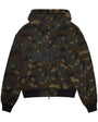 Broken Planet Zip Up Hoodie ‘Camo Green’
