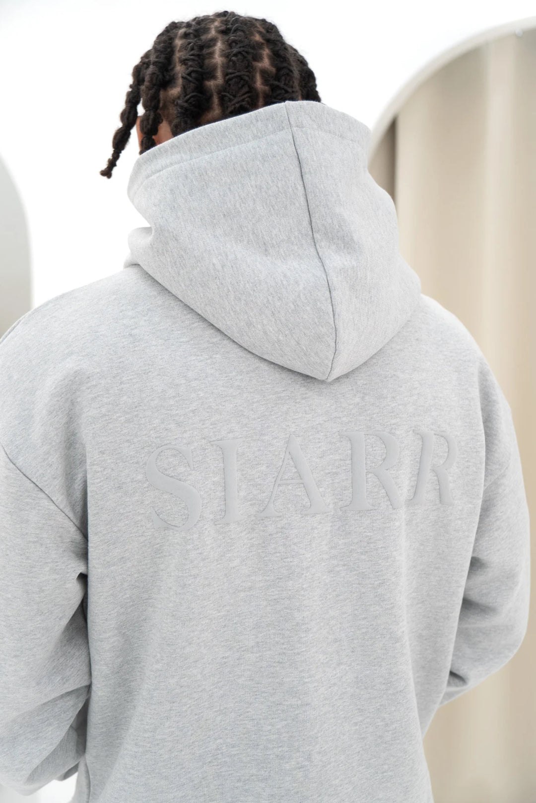 Siarr Puff Hoodie Grey