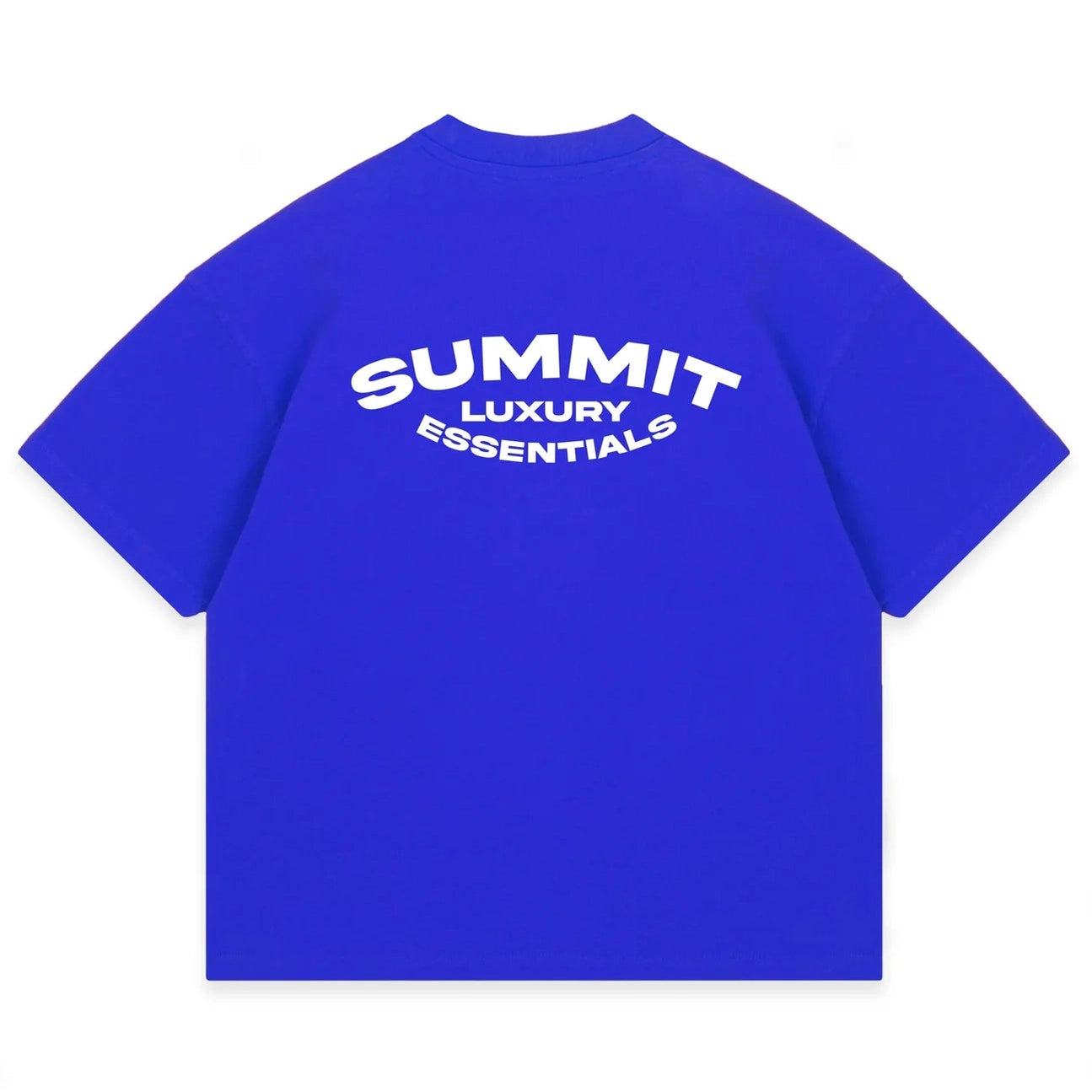 SUMMIT LUXURY ESSENTIALS T-SHIRT - COBALT BLUE