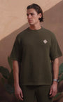 BELIER LEON CROCHET T SHIRT OLIVE
