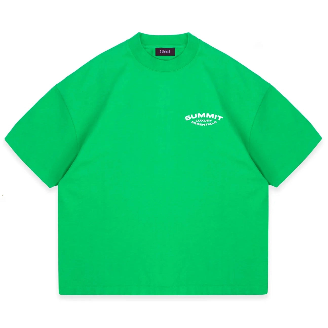 SUMMIT LUXURY ESSENTIALS T-SHIRT - KELLY GREEN