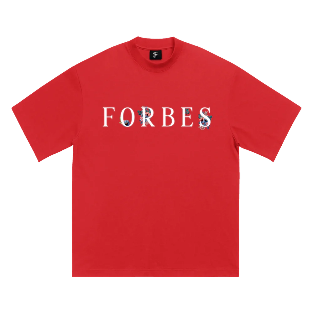 Forbes Floral T-Shirt ‘Red’