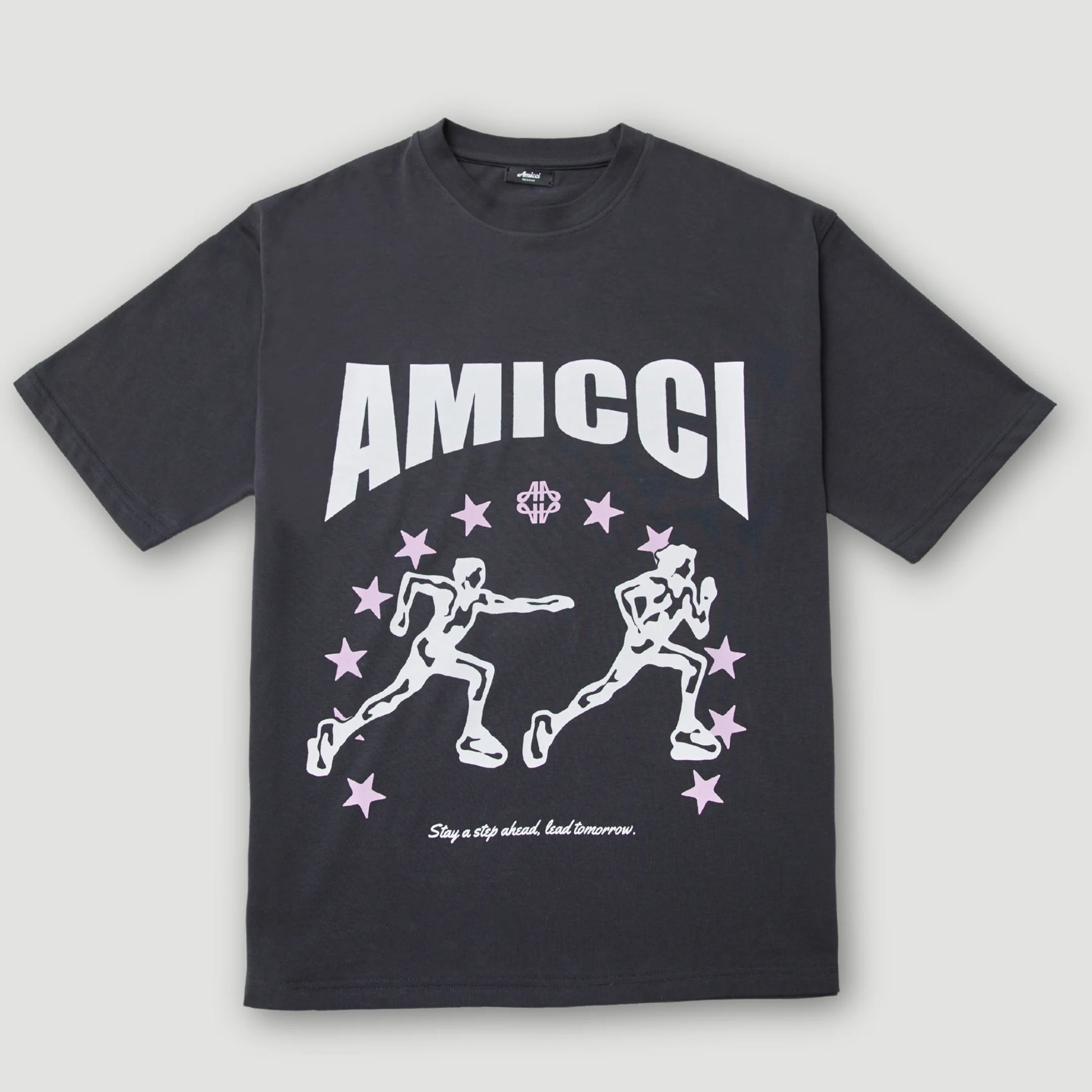 Amicci Direction Black Graphic T Shirt