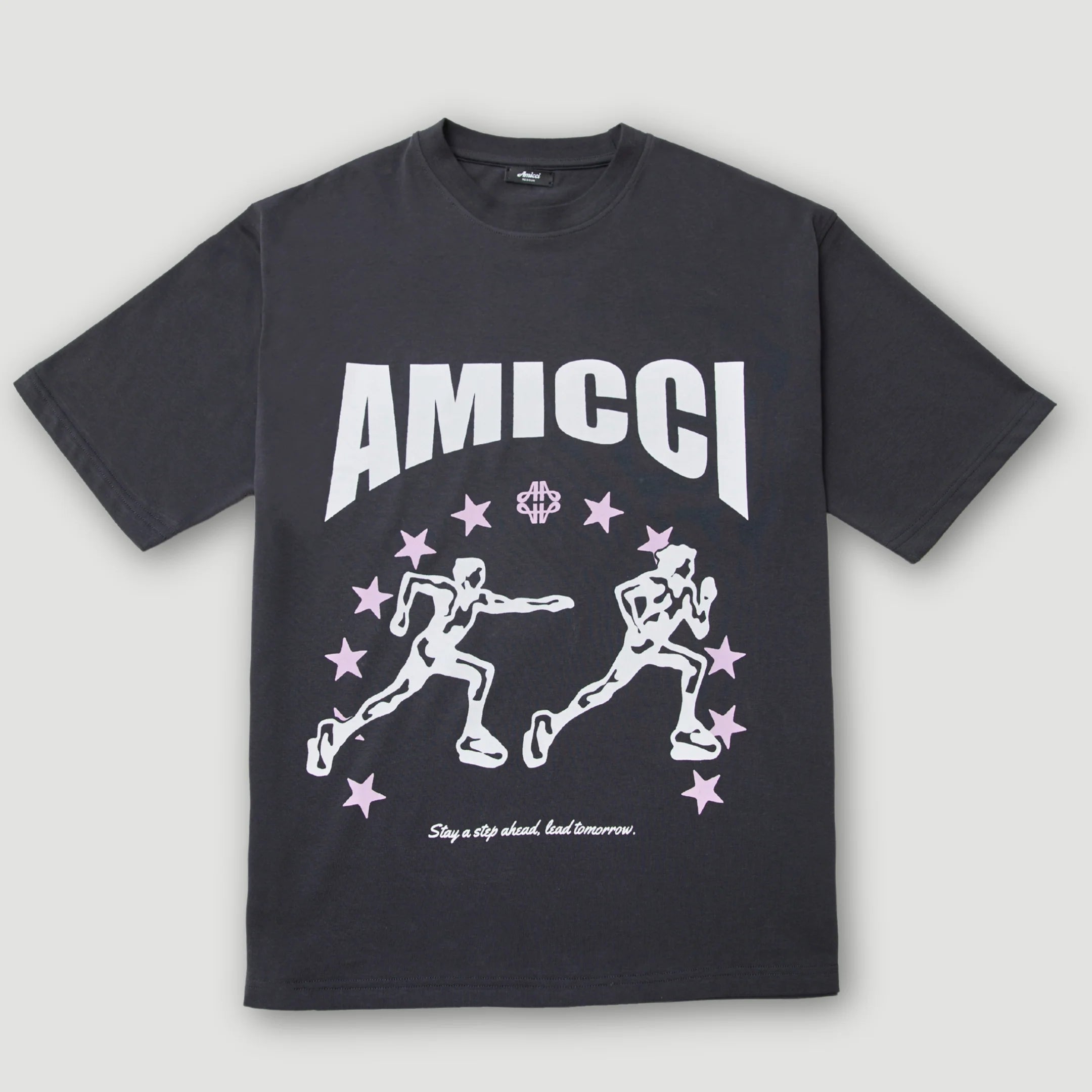 Amicci Direction Black Graphic T Shirt