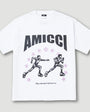 Amicci Direction White Graphic T Shirt