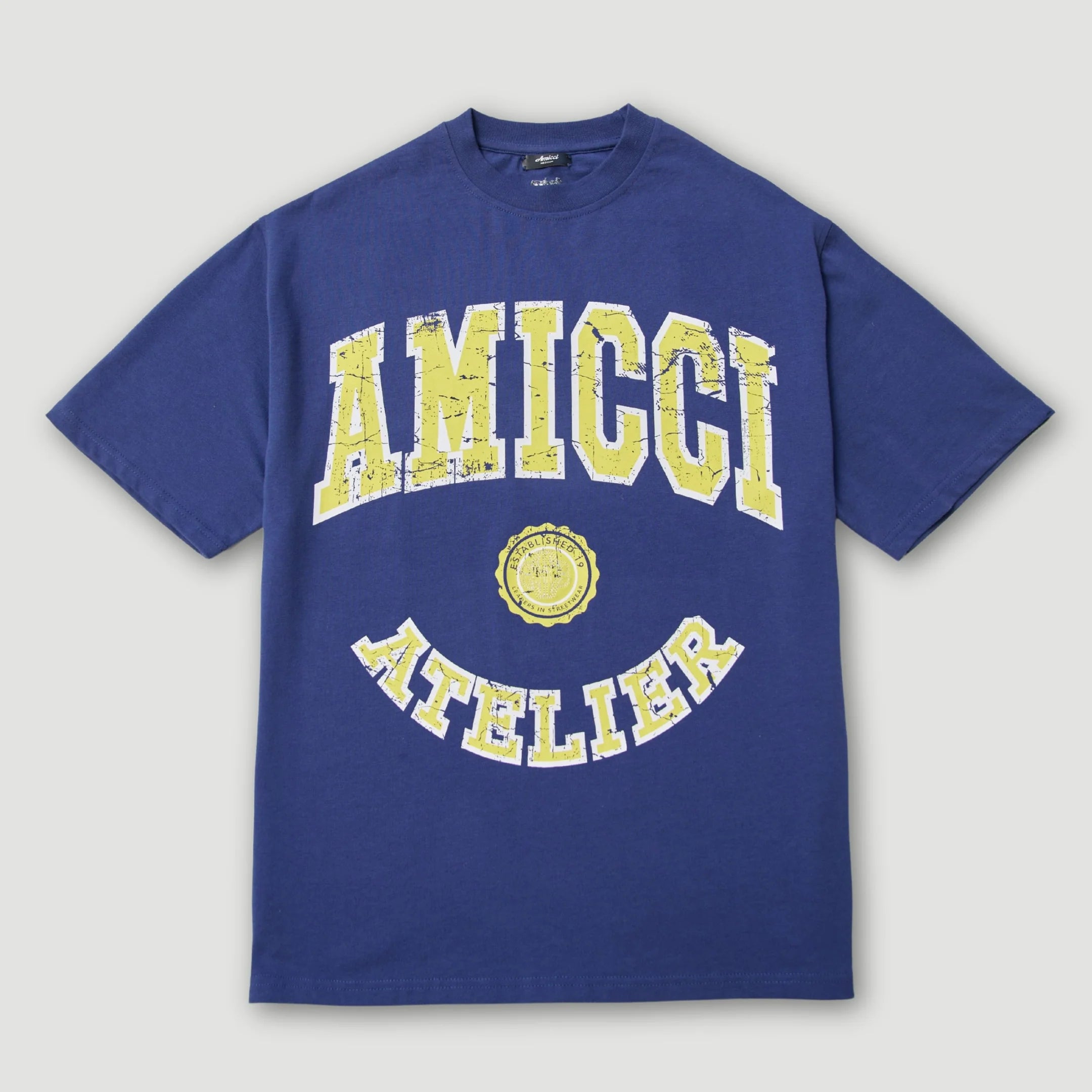 Amicci Institute T Shirt Navy