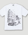 Amicci Larvotto White Graphic T Shirt