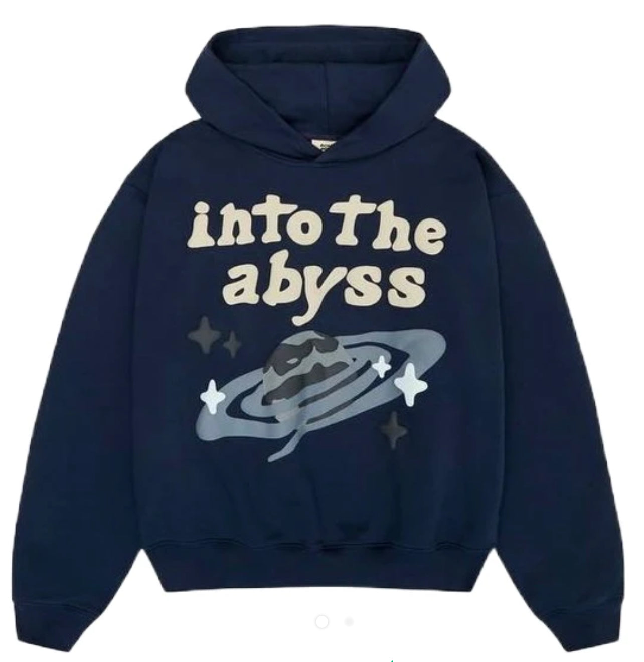 Broken Planet Into The Abyss Outer Space Blue Hoodie