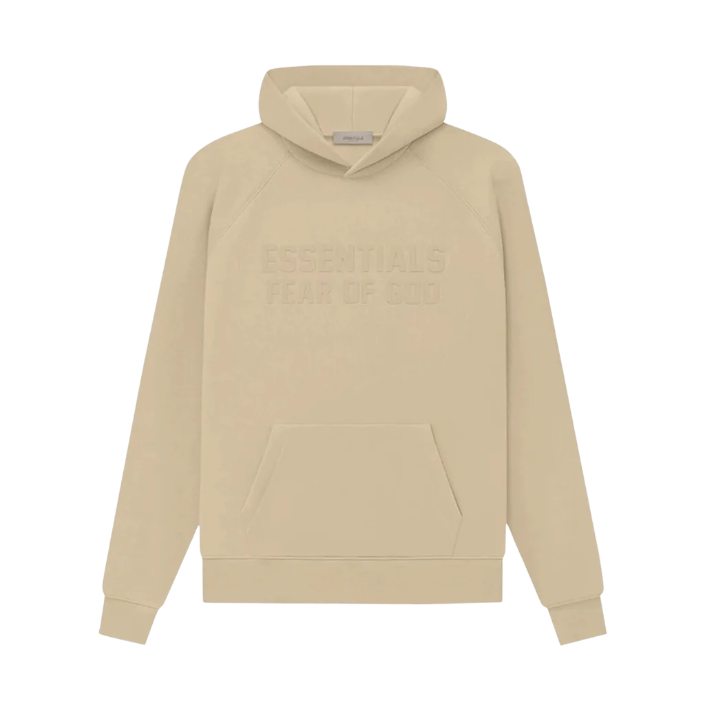 Fear of god essentials hoodie (sand)