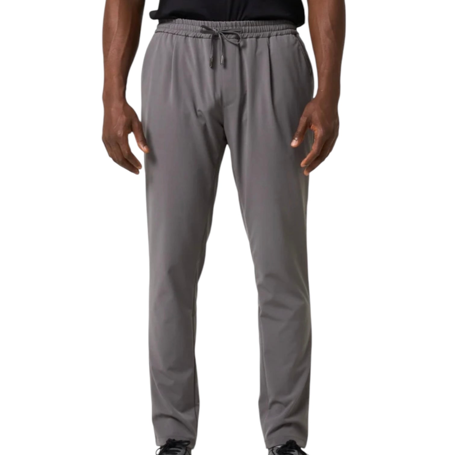 LOIANO REGULAR FIT TROUSERS DARK GREY