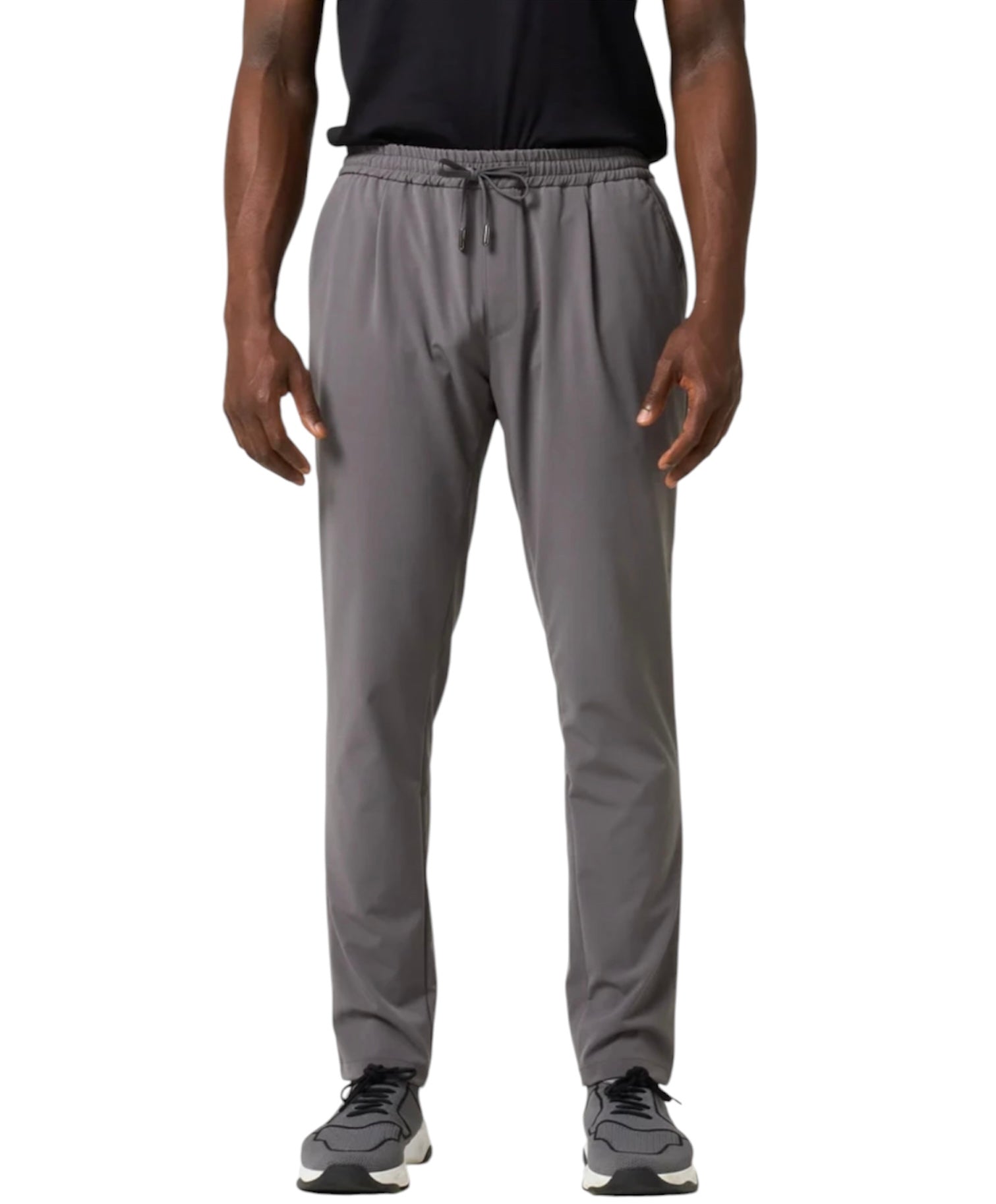 LOIANO REGULAR FIT TROUSERS DARK GREY