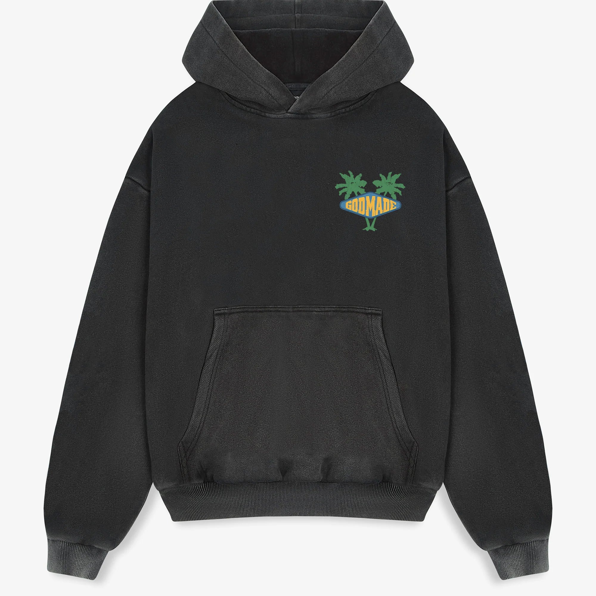 Godmade Ocean Side Hoodie Washed Grey