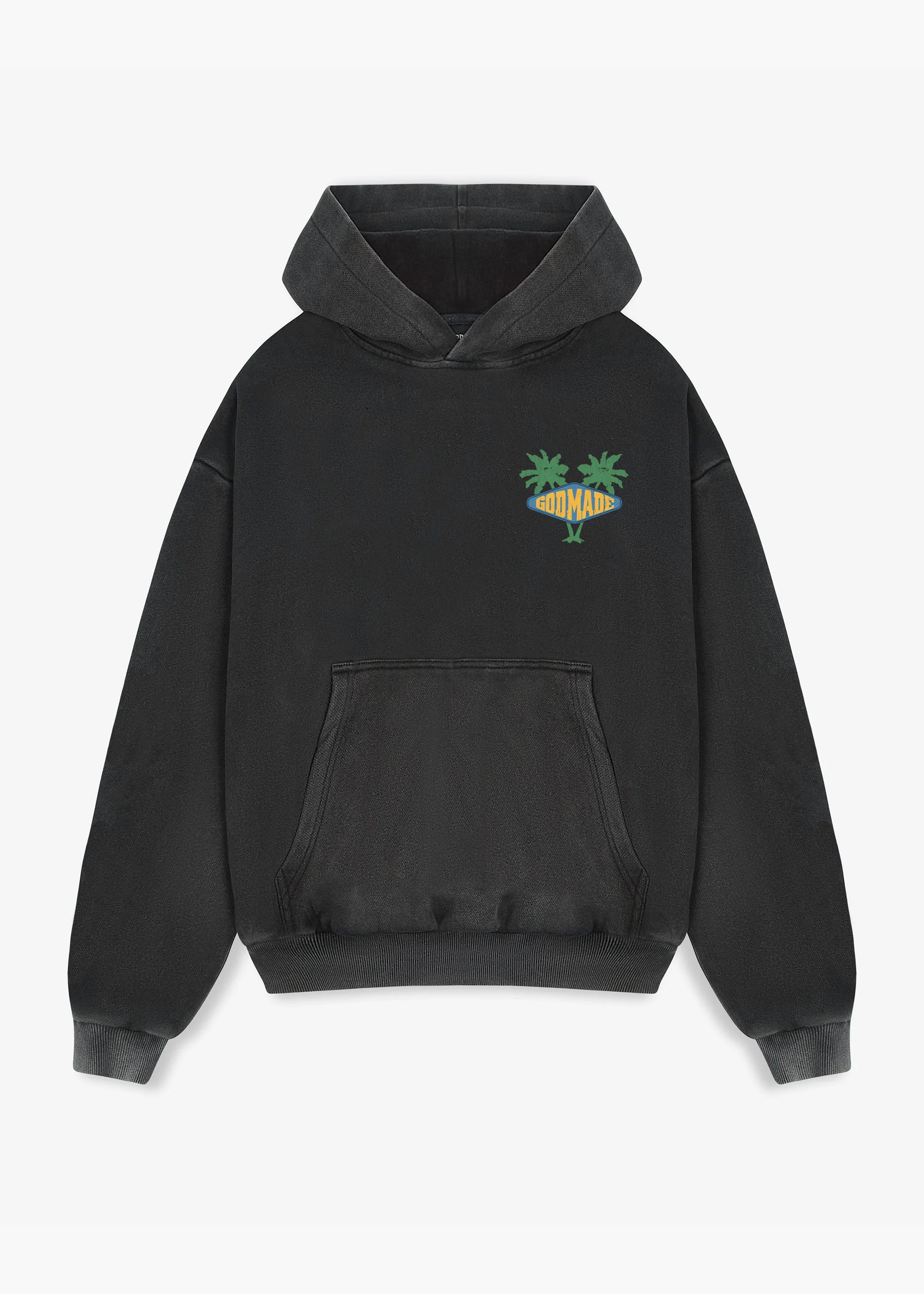Godmade Ocean Side Hoodie Washed Grey