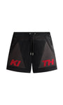 Kith Mesh Turbo Shorts Black/Red