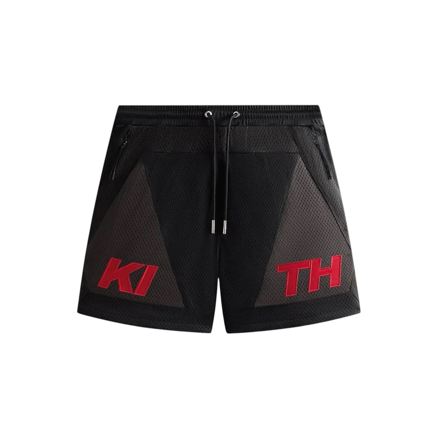 Kith Mesh Turbo Shorts Black/Red