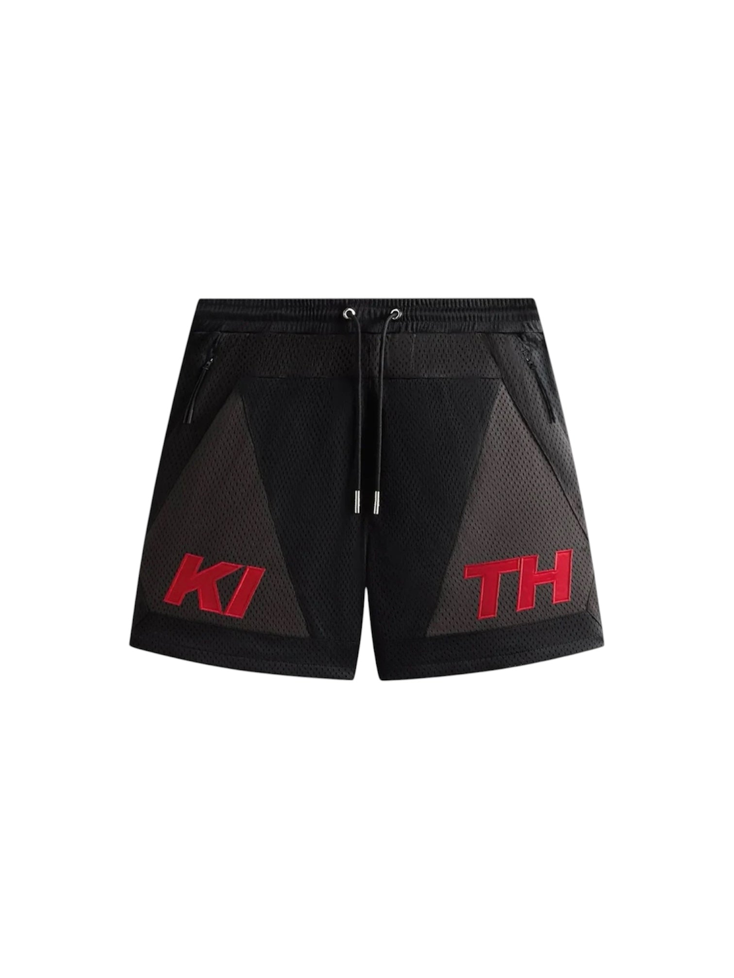 Kith Mesh Turbo Shorts Black/Red